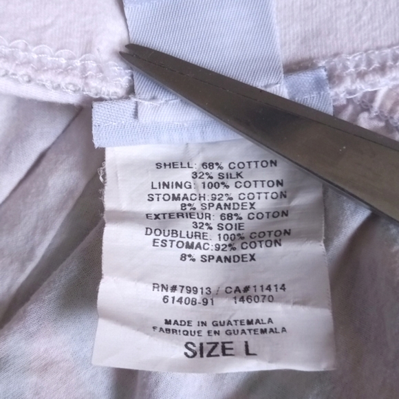 Mimi Maternity, Cotton & Silk Skirt Size Large - Picture 6 of 6